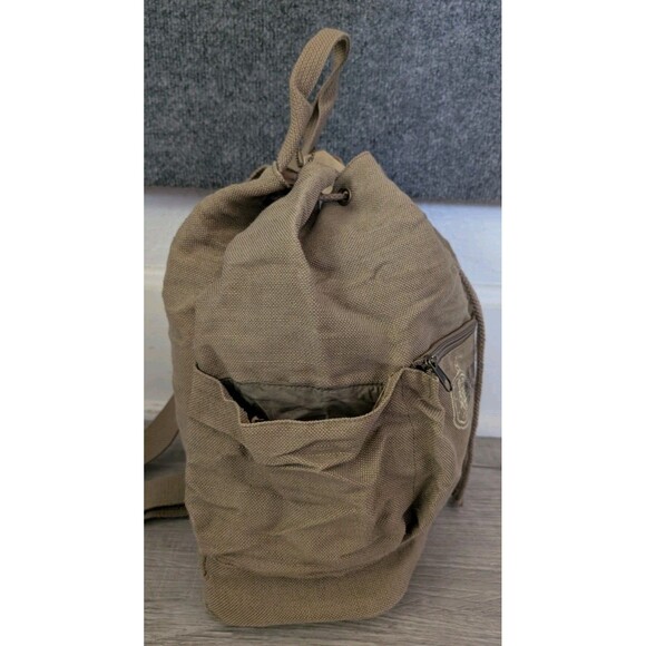 Vintage Disney Store Winnie The Pooh Backpack Jute Linen Blend Small Tan main image 10